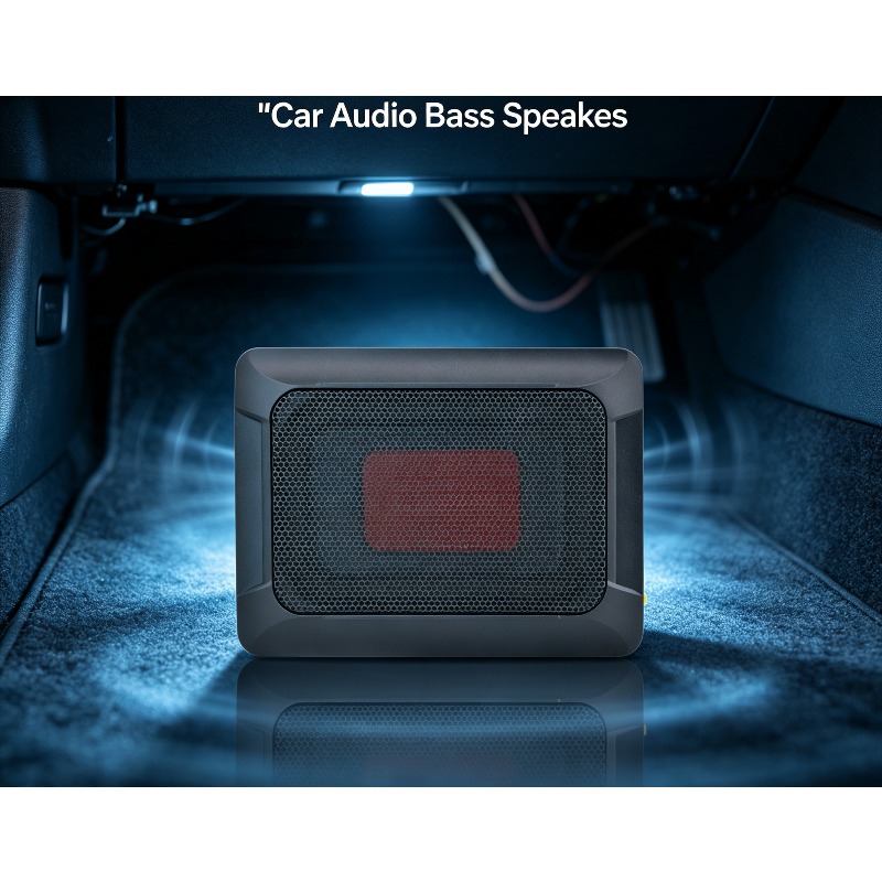 Under Seat Subwoofer Slim 8 Inch - 8 Inch Slim Under‑Seat Active Car