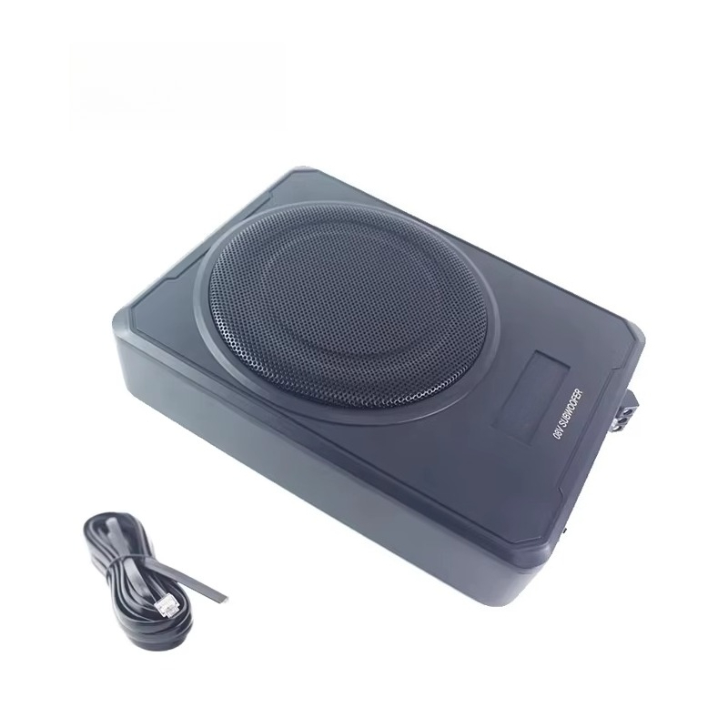 Under Seat Subwoofer Slim 8 Inch - 4ohm Aluminum Box 12V Slim 8-Inch