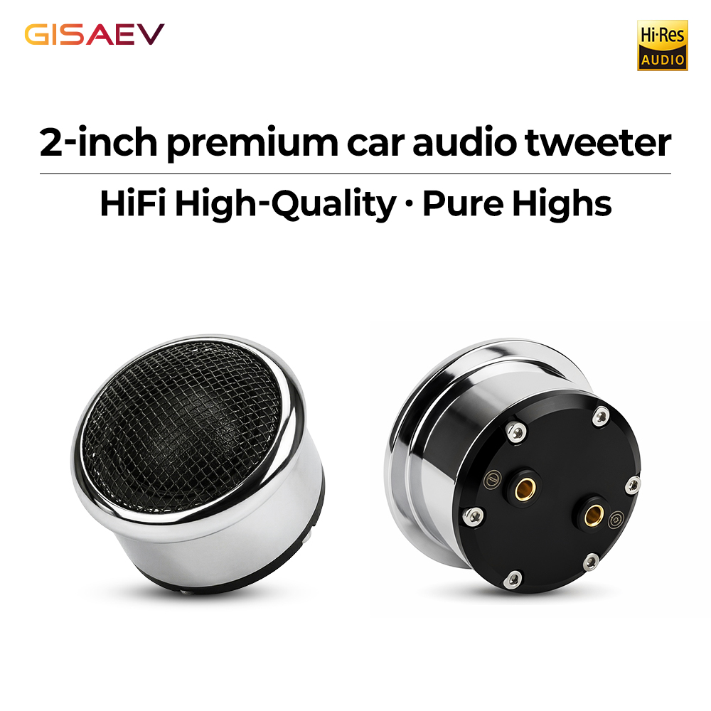 1 Pair 2 Inch Car Tweeter with - Car Audio Tweeter Silk Dome recension och pris