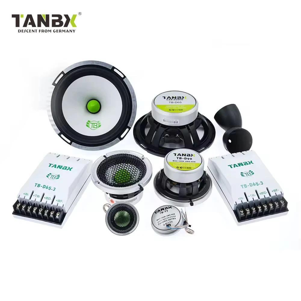 New Design 6.5 Inch 3-way Car  - Car Audio Component Speaker 6.5 recension och pris