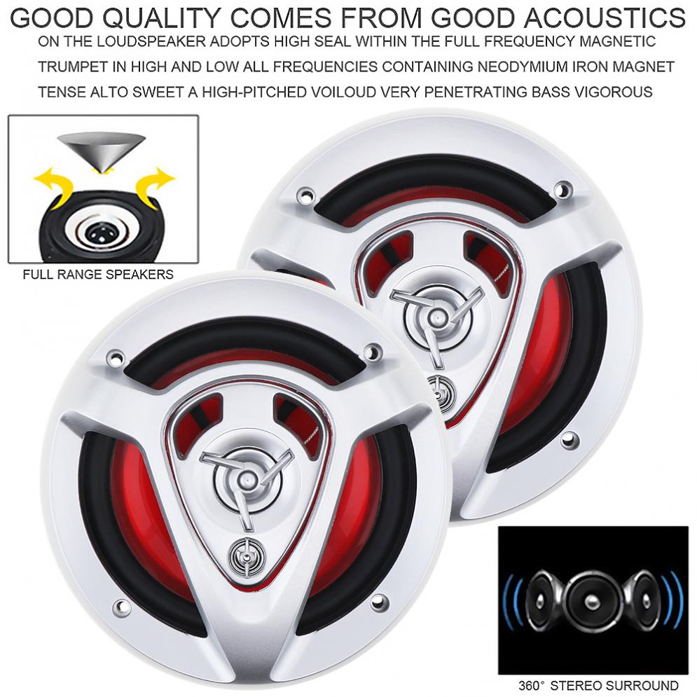 2pcs 220W 6.5 Inch Car HiFi Co - Car Audio Component Speaker 6.5 recension och pris