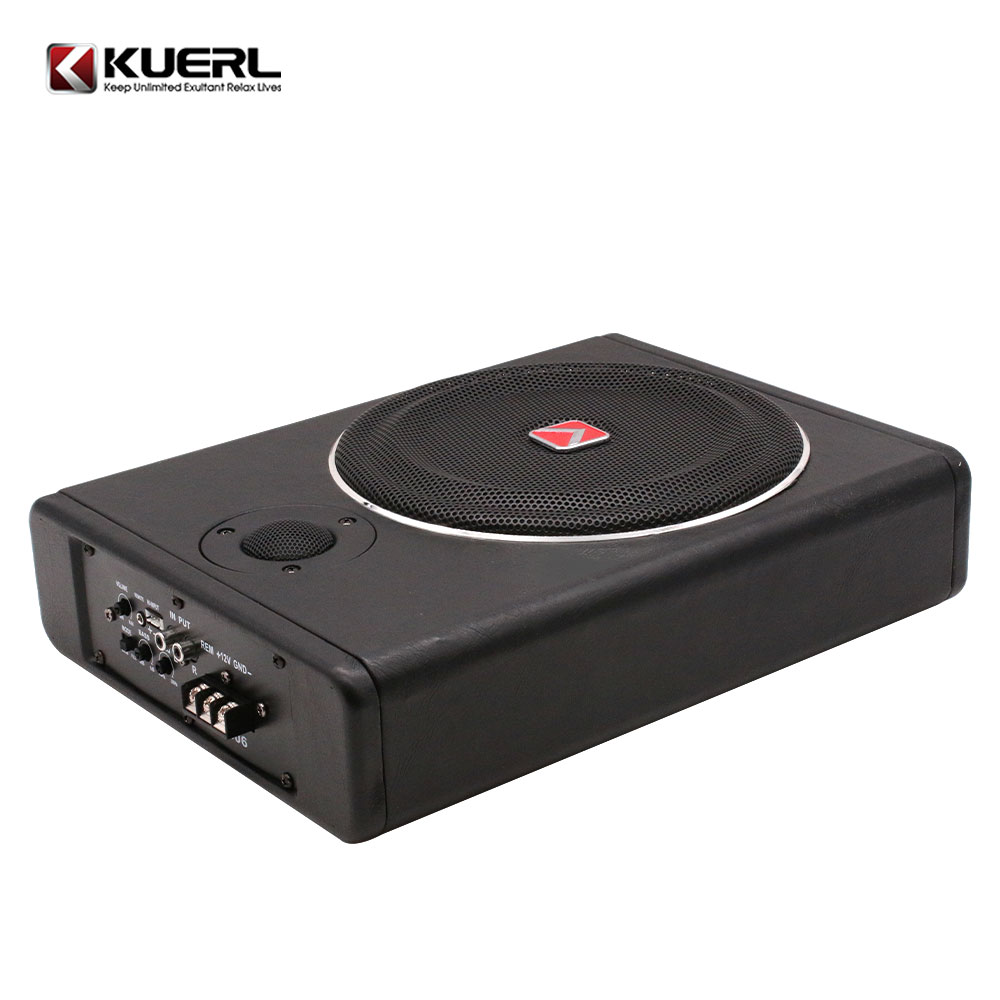 Portable 12v Mini High Power U - Under Seat Subwoofer Slim 8 Inch recension och pris