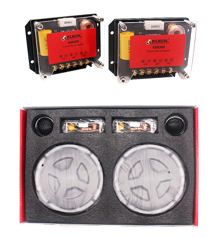 BEST 4ohm  RMS 80W Aluminum ba - Car Audio Component Speaker 6.5 recension och pris