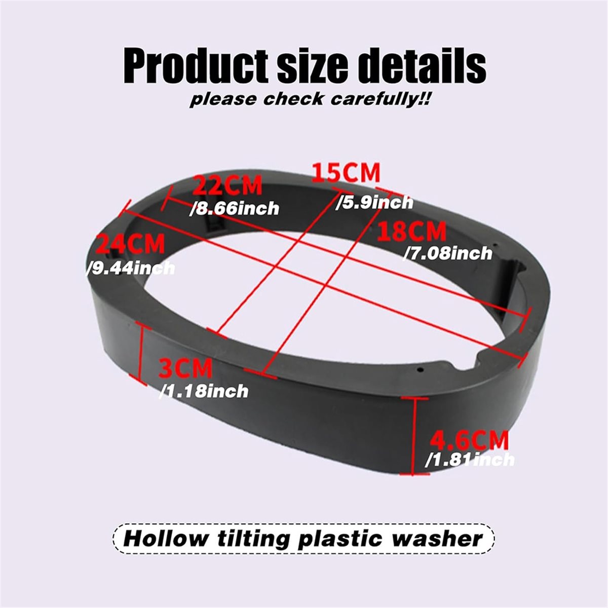 6X9 Universal Plastic Speaker  - Car Speaker Adapter Bracket recension och pris