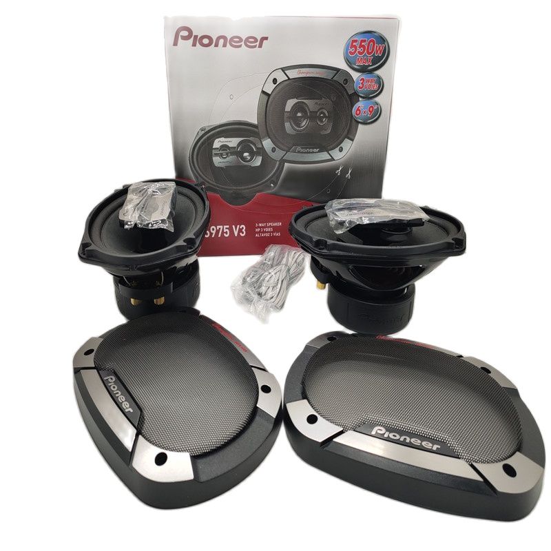 Free Shipping 1 Set Pioneer TS - Car Coaxial Speaker 6X9 3 Way recension och pris