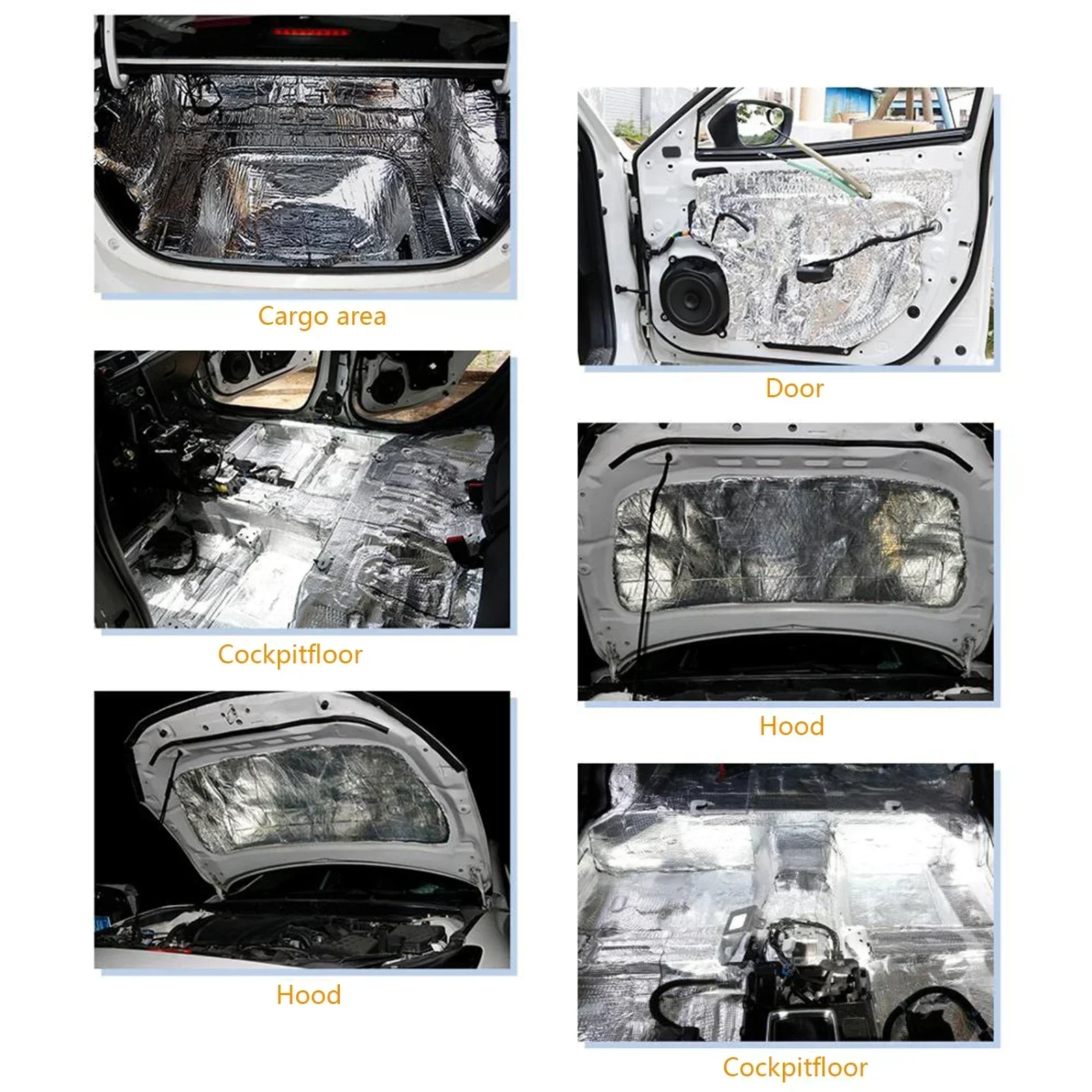 2000*500/250*400mm 5/10mm Car  - Car Audio Sound Deadening Mat recension och pris