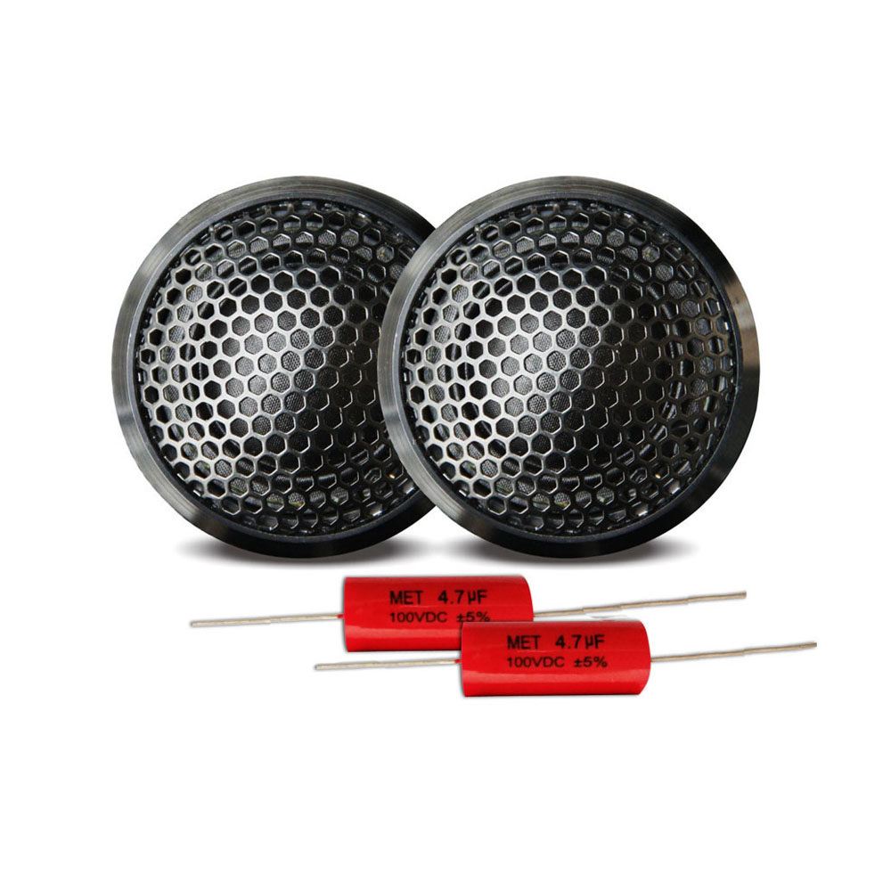 2pcs car audio speaker 25mm AS - Car Audio Tweeter Silk Dome recension och pris