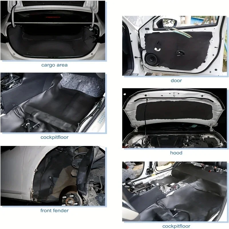 Self-adhesive Rubber Foam Roll - Car Audio Sound Deadening Mat recension och pris