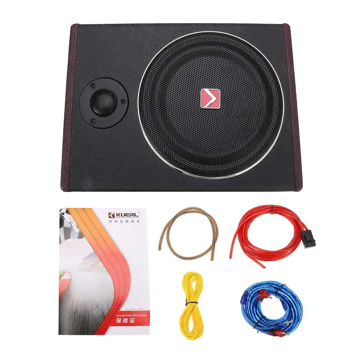 8 Inch 600W Car Subwoofer Spea - Under Seat Subwoofer Slim 8 Inch recension och pris