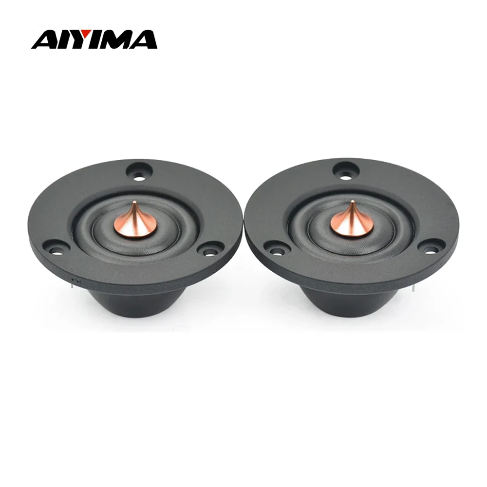AIYIMA 2Pcs 2 Inch Tweeter 6 O - Car Audio Tweeter Silk Dome recension och pris