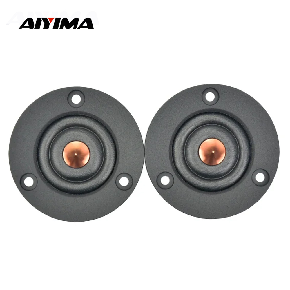 AIYIMA 2Pcs 2 Inch Tweeter 6 O - Car Audio Tweeter Silk Dome recension och pris