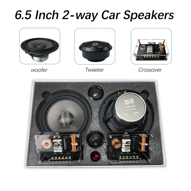 New Arrival Zeming Audio Best  - Car Audio Component Speaker 6.5 recension och pris
