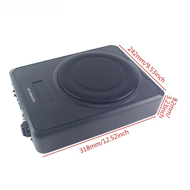 4ohm Aluminum Box 12V Slim 8-I - Under Seat Subwoofer Slim 8 Inch recension och pris